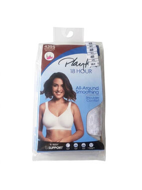 Women’s Playtex 18 Hour Wireless Bra – White – Size 46B – NIP